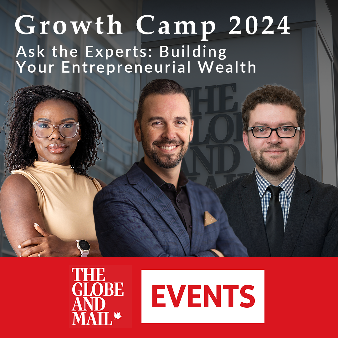 Globe and Mail Growth Camp Event